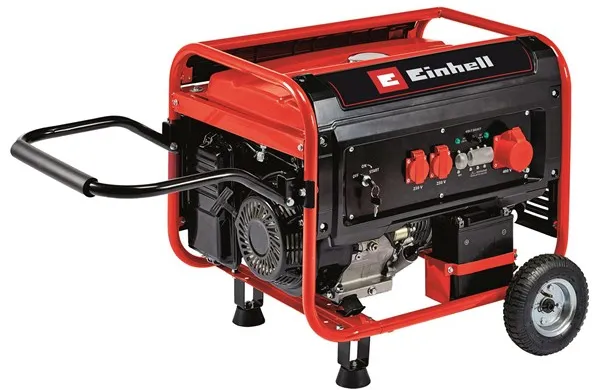 Einhell TC-PG 65/E5 benzindrevet generator med 2x230 volt og 1x400 volt