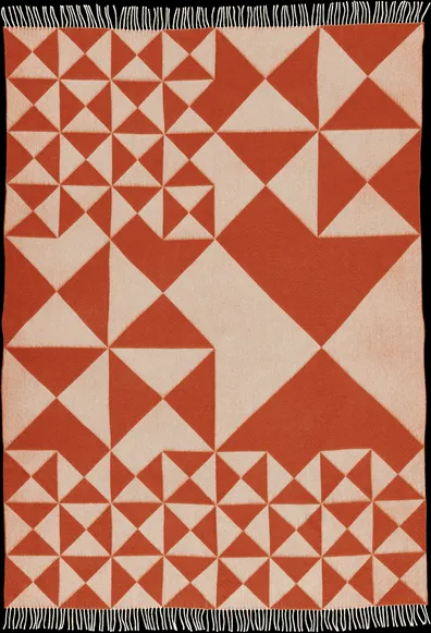 Verpan Mirror Plaid Orange